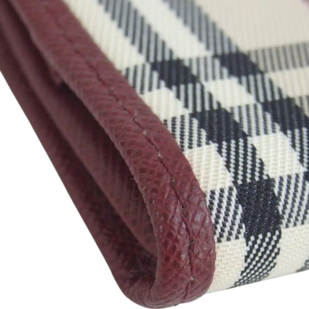 418166BS (L1) Burberry Wallet Nova Check Beige PVC - Picture 6 of 11